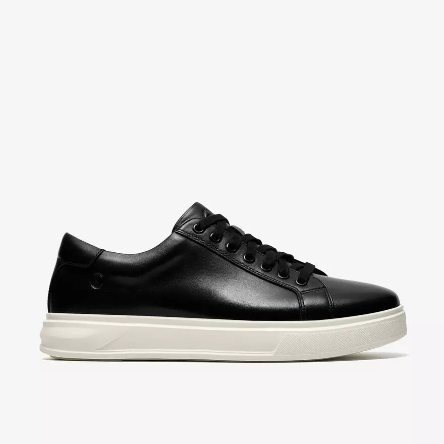Sneakers da uomo Goswell Tie in pelle nera Sneakers da uomo Goswell Tie in pelle nera