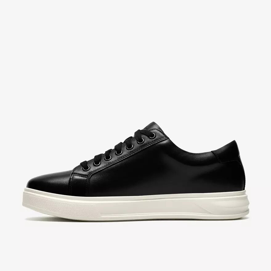 Sneakers da uomo Goswell Tie in pelle nera Sneakers da uomo Goswell Tie in pelle nera