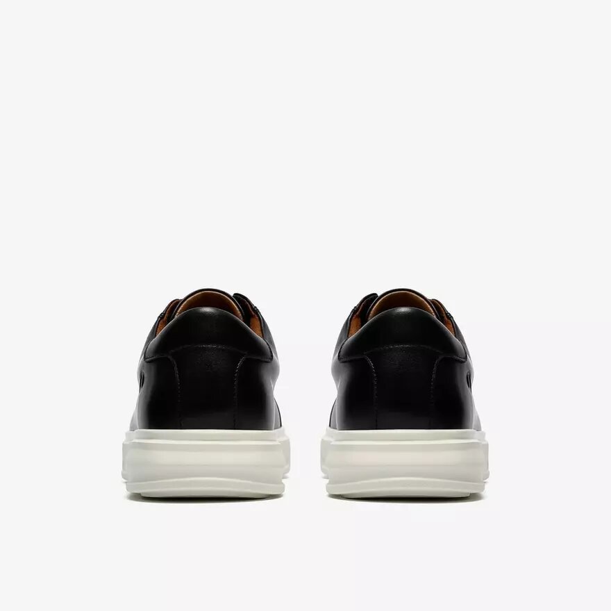 Sneakers da uomo Goswell Tie in pelle nera Sneakers da uomo Goswell Tie in pelle nera