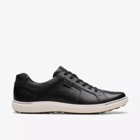 Sneakers da uomo Mapstone Lace in pelle nera