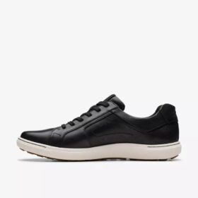 Sneakers da uomo Mapstone Lace in pelle nera