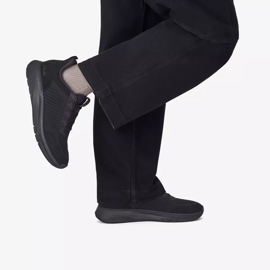 Sneakers da uomo Motion Trek Lt in maglia nera Sneakers da uomo Motion Trek Lt in maglia nera