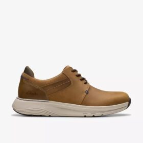 Sneakers da uomo Motion Trek Pt in pelle color cuoio scuro