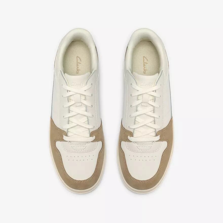 Sneakers da uomo Newick Lace bianca a combinazioni Sneakers da uomo Newick Lace bianca a combinazioni