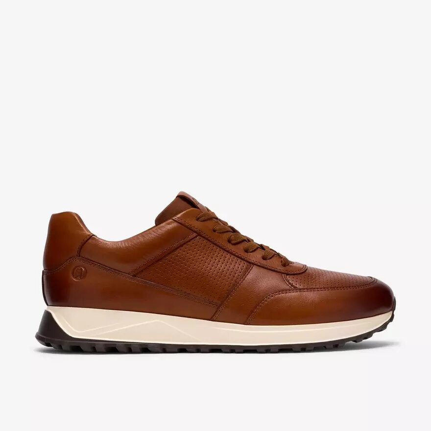 Sneakers da uomo Radwell Tie in pelle color cuoio Sneakers da uomo Radwell Tie in pelle color cuoio