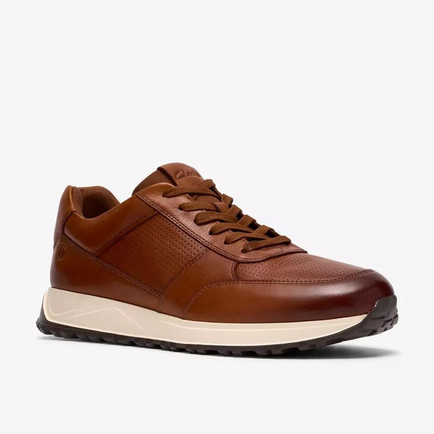 Sneakers da uomo Radwell Tie in pelle color cuoio Sneakers da uomo Radwell Tie in pelle color cuoio