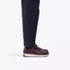 Sneakers da uomo Radwell Tie in pelle marrone
