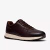 Sneakers da uomo Radwell Tie in pelle marrone