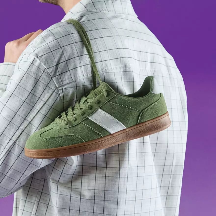Sneakers da uomo Seco Speed in pelle scamosciata verde Sneakers da uomo Seco Speed in pelle scamosciata verde
