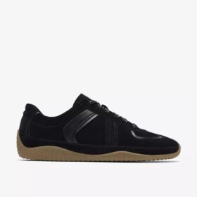 Sneakers Meridor Lo da donna in pelle scamosciata nera