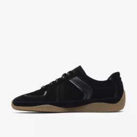 Sneakers Meridor Lo da donna in pelle scamosciata nera