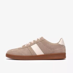 Sneakers Seco Speed da uomo in pelle scamosciata color sabbia scura