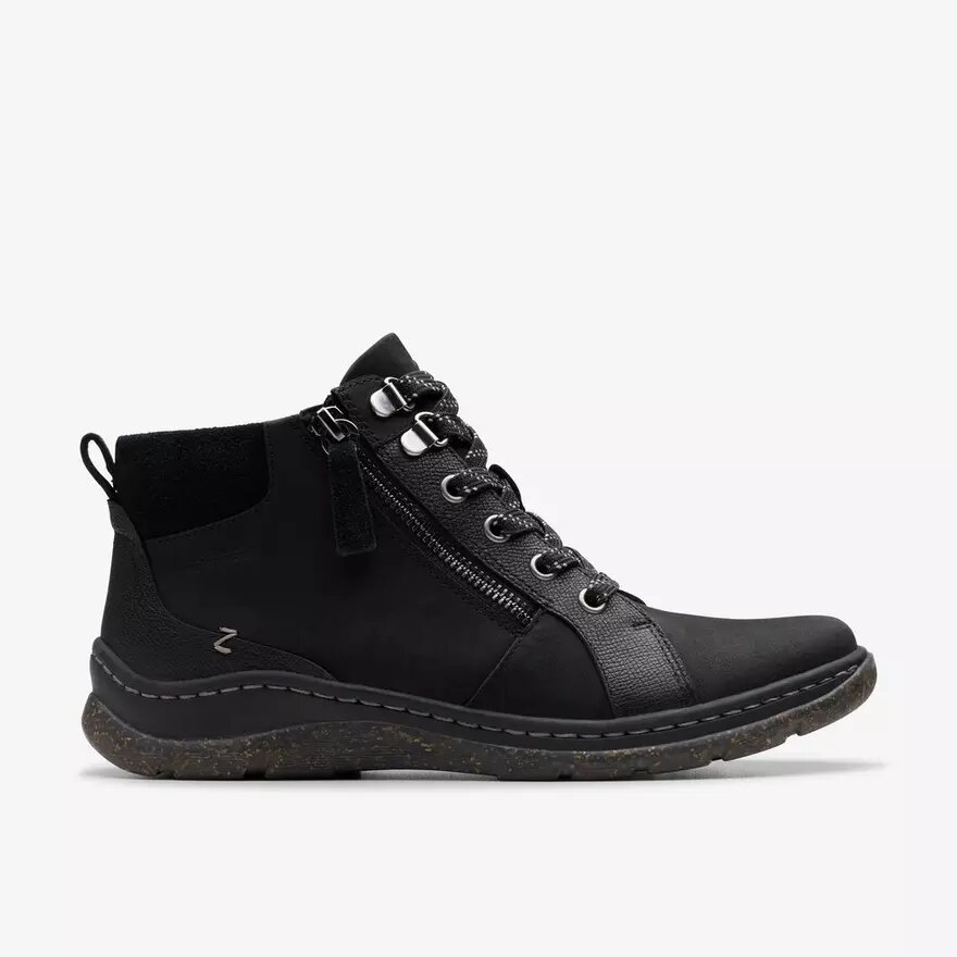 Stivaletti Chelsea da donna Orlene Top in pelle nera impermeabile Stivaletti Chelsea da donna Orlene Top in pelle nera impermeabile