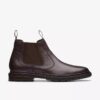 Stivaletti Chelsea da uomo Burchill up in pelle marrone scuro Stivaletti Chelsea da uomo Burchill up in pelle marrone scuro