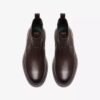 Stivaletti Chelsea da uomo Burchill up in pelle marrone scuro Stivaletti Chelsea da uomo Burchill up in pelle marrone scuro
