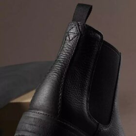 Stivaletti Chelsea da uomo Clarkdale Easy in pelle nera
