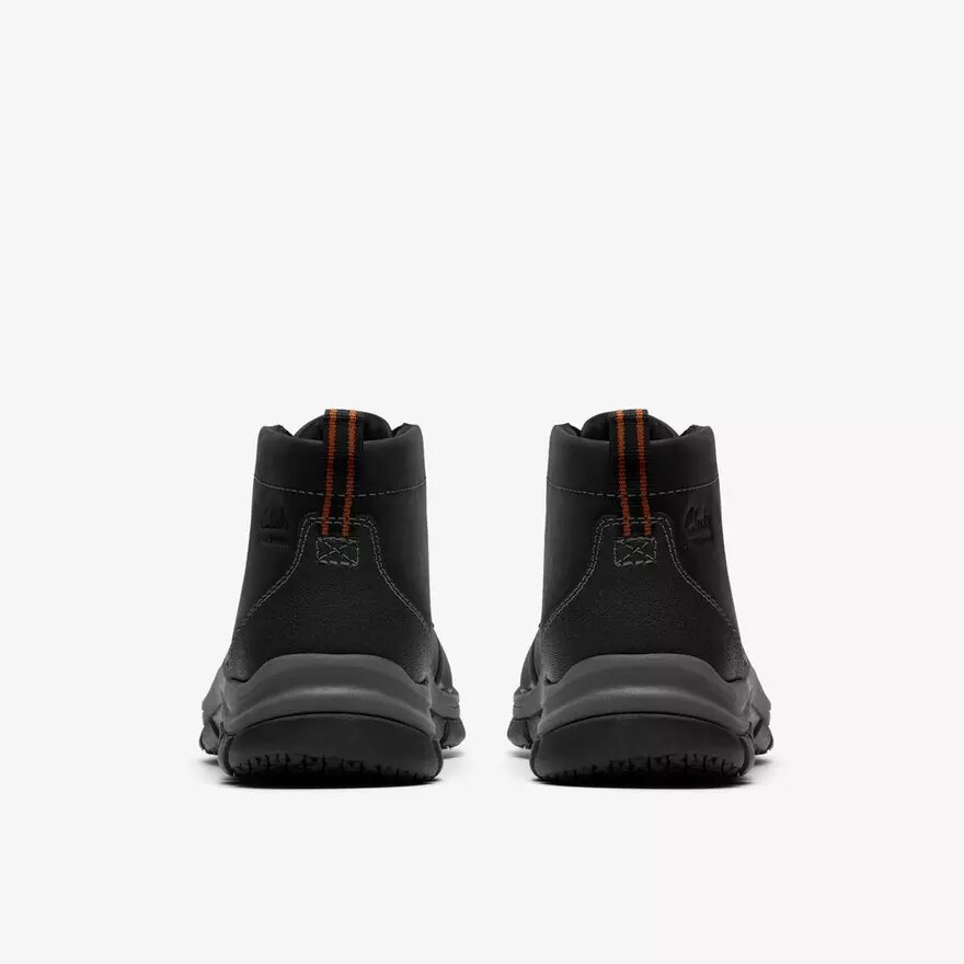 Stivaletti Chukka da uomo in pelle nera Stivaletti Chukka da uomo in pelle nera