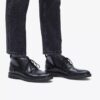Stivaletti Chukka da uomo in pelle nera Us Stivaletti Chukka da uomo in pelle nera Us