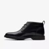 Stivaletti Chukka da uomo in pelle nera Us Stivaletti Chukka da uomo in pelle nera Us