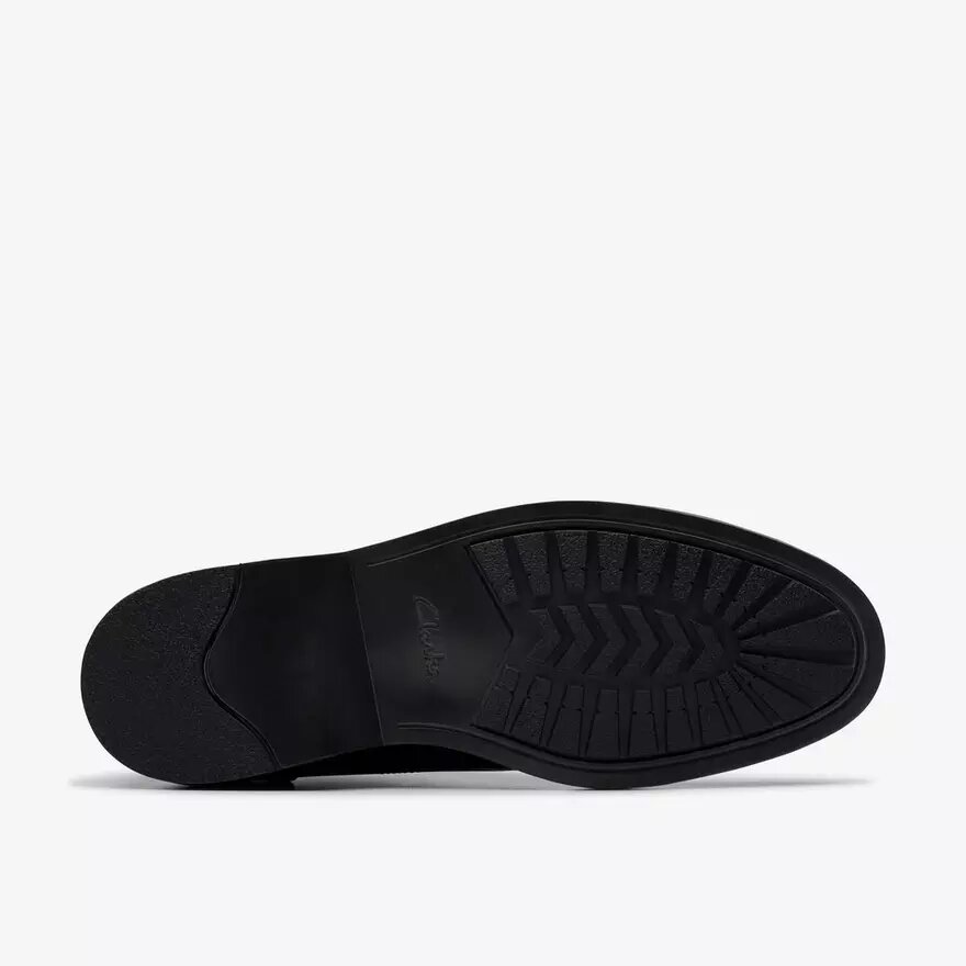 Stivaletti Chukka da uomo in pelle nera Us Stivaletti Chukka da uomo in pelle nera Us
