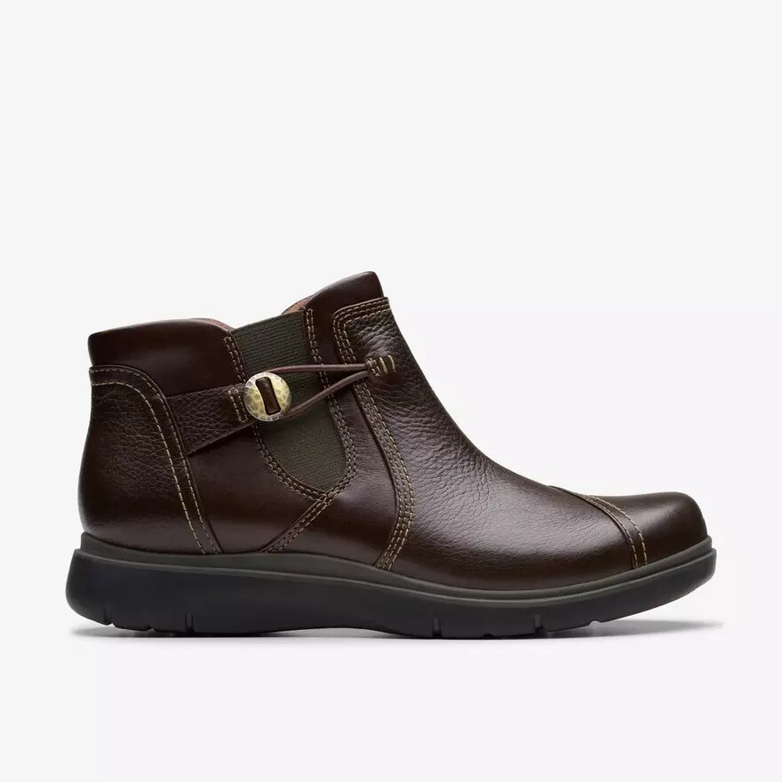 Stivaletti da donna Certina Joy in pelle marrone scuro Stivaletti da donna Certina Joy in pelle marrone scuro