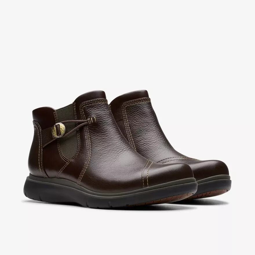 Stivaletti da donna Certina Joy in pelle marrone scuro Stivaletti da donna Certina Joy in pelle marrone scuro