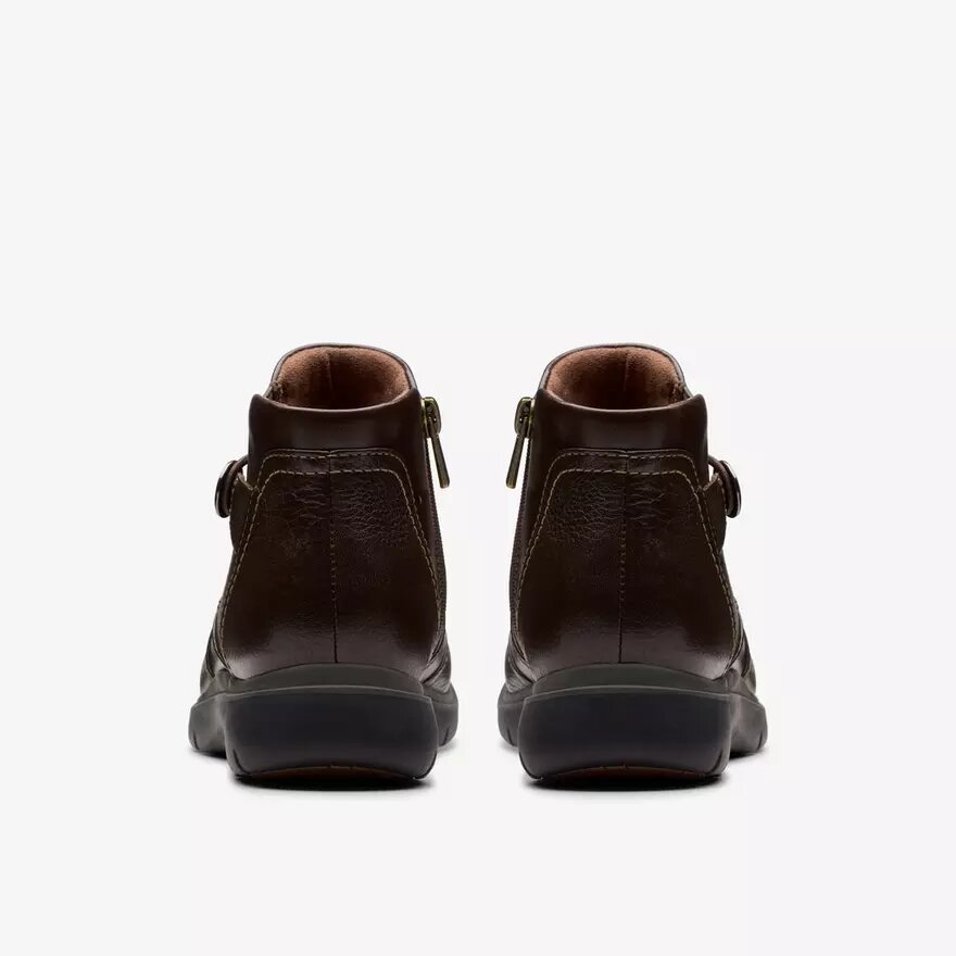 Stivaletti da donna Certina Joy in pelle marrone scuro Stivaletti da donna Certina Joy in pelle marrone scuro