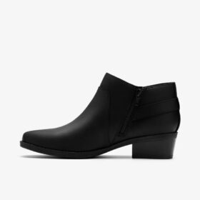 Stivaletti da donna Danyelle Gema in pelle oleata nera
