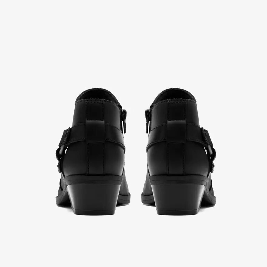 Stivaletti da donna Danyelle Gema in pelle oleata nera Stivaletti da donna Danyelle Gema in pelle oleata nera