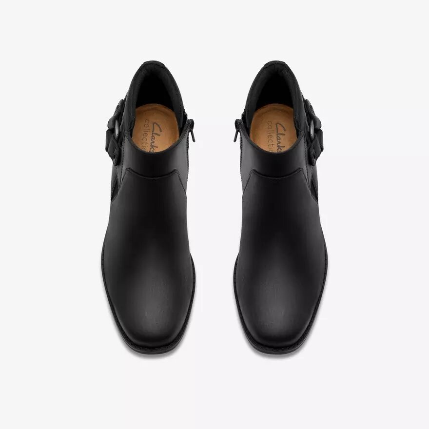 Stivaletti da donna Danyelle Gema in pelle oleata nera Stivaletti da donna Danyelle Gema in pelle oleata nera