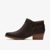 Stivaletti da donna Danyelle Gema in pelle oliata color taupe Stivaletti da donna Danyelle Gema in pelle oliata color taupe