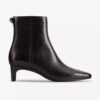 Stivaletti da donna Edina Up in pelle nera Stivaletti da donna Edina Up in pelle nera