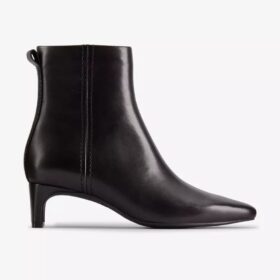 Stivaletti da donna Edina Up in pelle nera