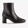 Stivaletti da donna Fernie Zip in pelle nera Stivaletti da donna Fernie Zip in pelle nera