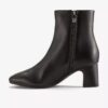 Stivaletti da donna Fernie Zip in pelle nera Stivaletti da donna Fernie Zip in pelle nera