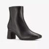 Stivaletti da donna Fernie Zip in pelle nera Stivaletti da donna Fernie Zip in pelle nera