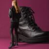Stivaletti da donna in pelle nera modello Orinoco3 Stivaletti da donna in pelle nera modello Orinoco3