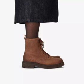Stivaletti da donna modello Orinoco3 in pelle color noce
