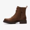Stivaletti da donna modello Orinoco3 in pelle color noce