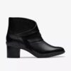 Stivaletti da donna Shaya Sky in pelle nera Stivaletti da donna Shaya Sky in pelle nera