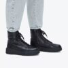 Stivaletti da donna Torhill Rise in pelle nera (USA) Stivaletti da donna Torhill Rise in pelle nera (USA)