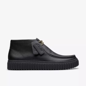 Stivaletti da uomo Torhill Hi in pelle nera