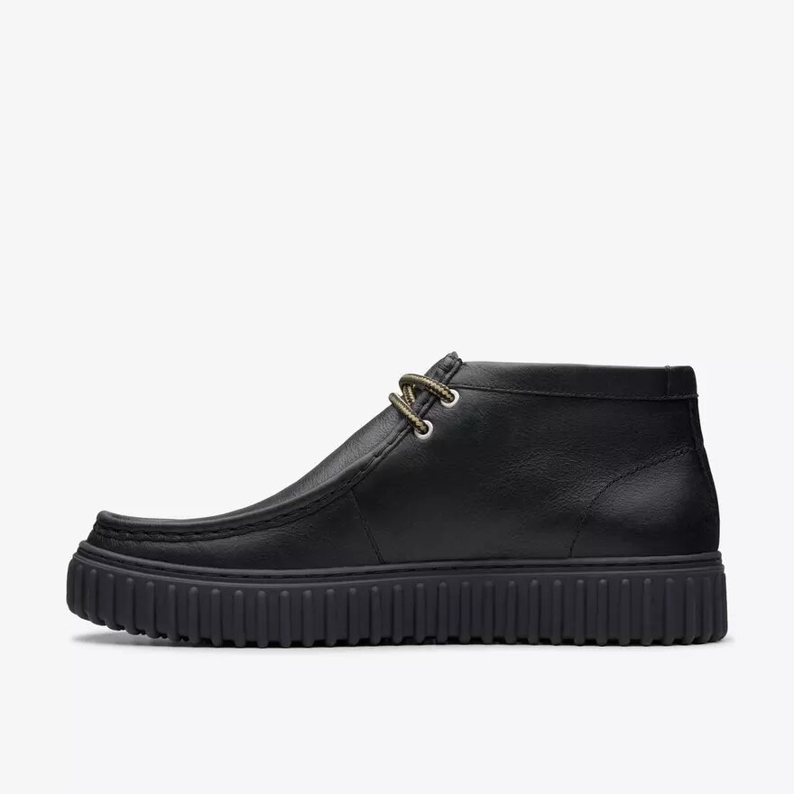 Stivaletti da uomo Torhill Hi in pelle nera Stivaletti da uomo Torhill Hi in pelle nera