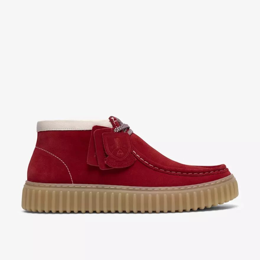 Stivaletti da uomo Torhill Hi in pelle scamosciata rossa Stivaletti da uomo Torhill Hi in pelle scamosciata rossa