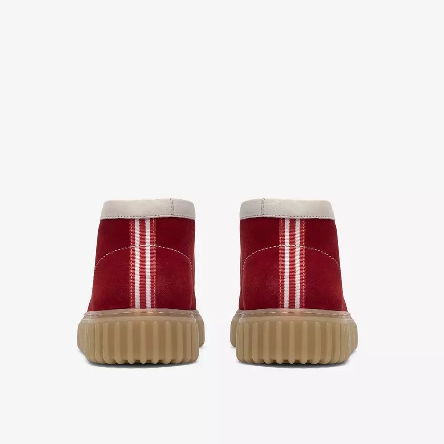 Stivaletti da uomo Torhill Hi in pelle scamosciata rossa Stivaletti da uomo Torhill Hi in pelle scamosciata rossa