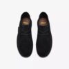 Stivaletti Desert Boot da ragazzo, modello più grande, in pelle scamosciata nera, taglie USA Stivaletti Desert Boot da ragazzo, modello più grande, in pelle scamosciata nera, taglie USA
