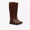 Stivali alti al ginocchio da donna Adalynn Hope in pelle British Tan Stivali alti al ginocchio da donna Adalynn Hope in pelle British Tan