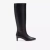 Stivali alti al ginocchio da donna Edina Tall in pelle nera (USA) Stivali alti al ginocchio da donna Edina Tall in pelle nera (USA)