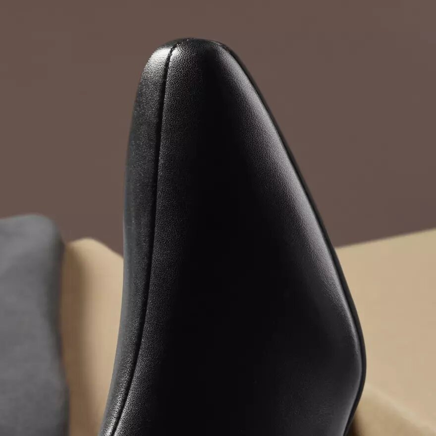 Stivali alti al ginocchio da donna Edina Tall in pelle nera (USA) Stivali alti al ginocchio da donna Edina Tall in pelle nera (USA)