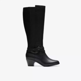 Stivali alti al ginocchio da donna Emily 2 Dream in pelle nera Stivali alti al ginocchio da donna Emily 2 Dream in pelle nera